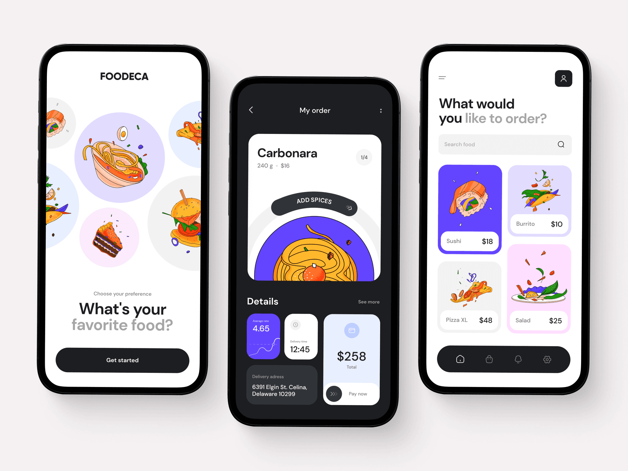 Mobile app project showcase